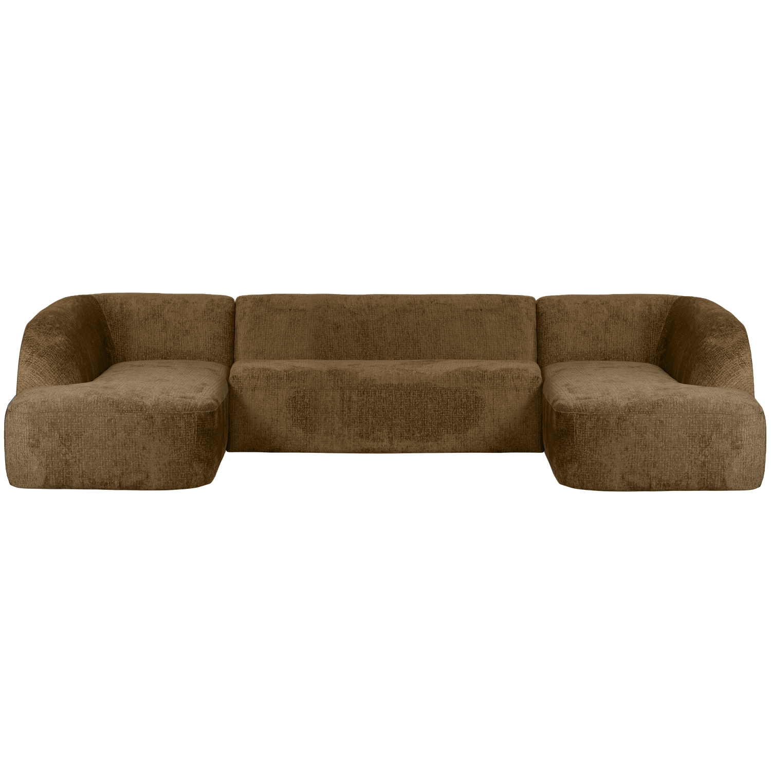 WOOOD Sloping U-Bank - Velvet - Brass
