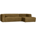 WOOOD Bean Hoekbank met Chaise Longue Rechts - Velvet - Spices