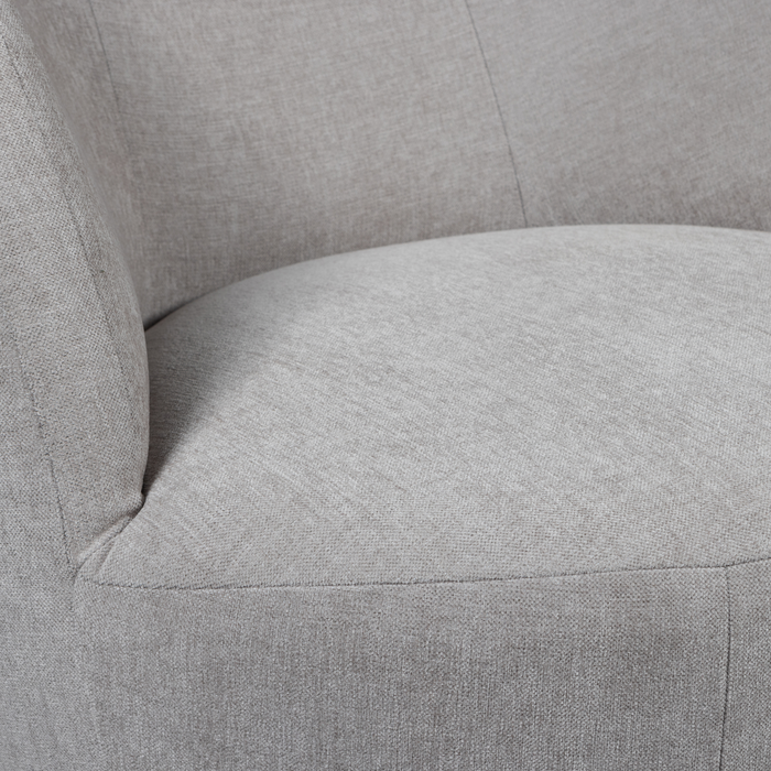 vtwonen Turn Draaifauteuil - Velvet - Naturel - 78x82x87