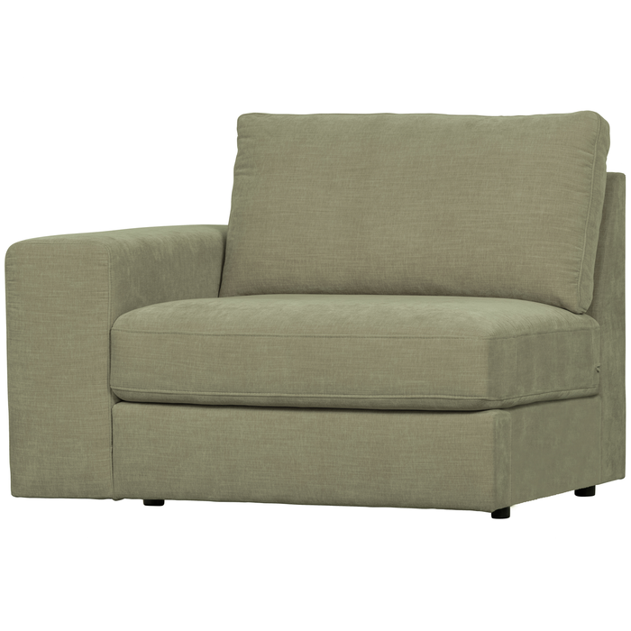 vtwonen Family 1-Zits Bank Element  Arm Links - Polyester - Groen