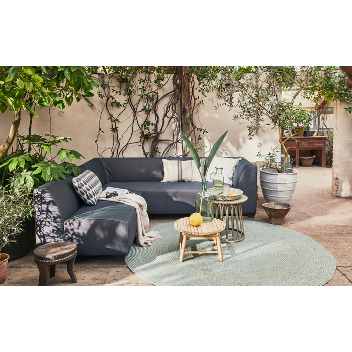 vtwonen Hollandia Tuinhocker - PVC - Grijs - 44x88x64