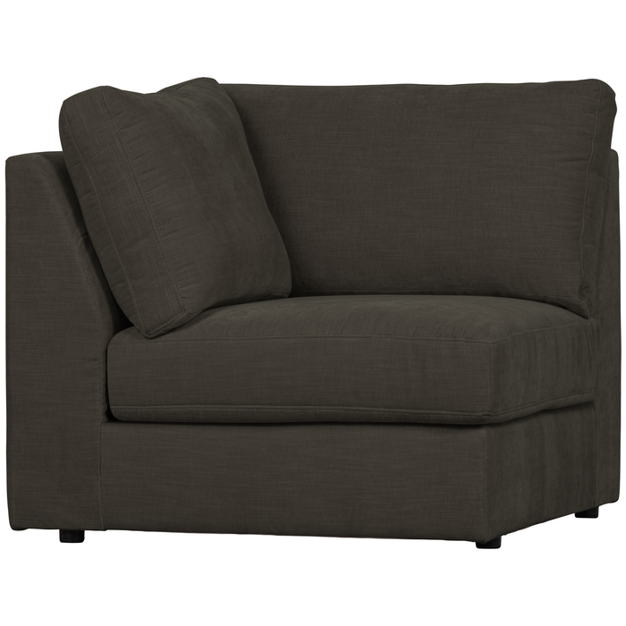 vtwonen Family Hoek Bank Element - Polyester - Antraciet