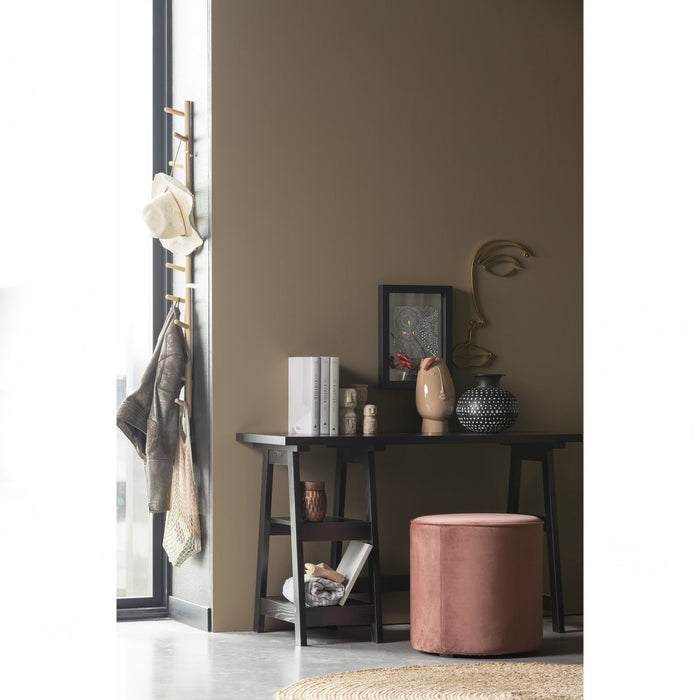 WOOOD kapstok 7 haaks Marrit - Hout - Naturel - Set van 2
