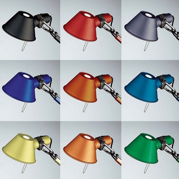 Artemide Tolomeo Micro Parete wandlamp retrofit zwart