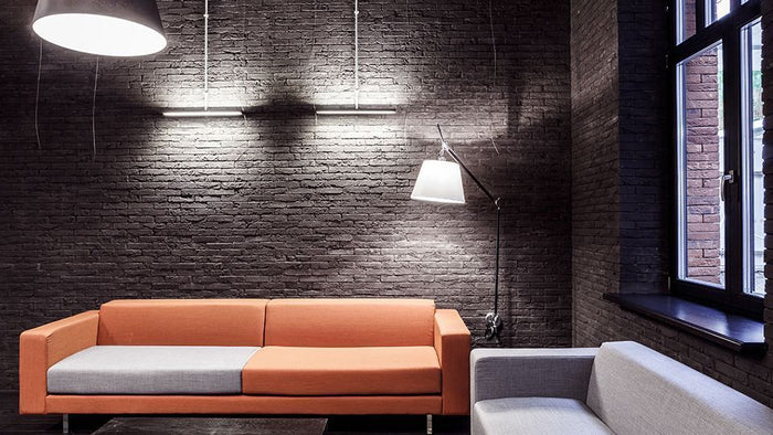 Tolomeo Mega wandlamp retrofit dimmer alu grijs satijn 42
