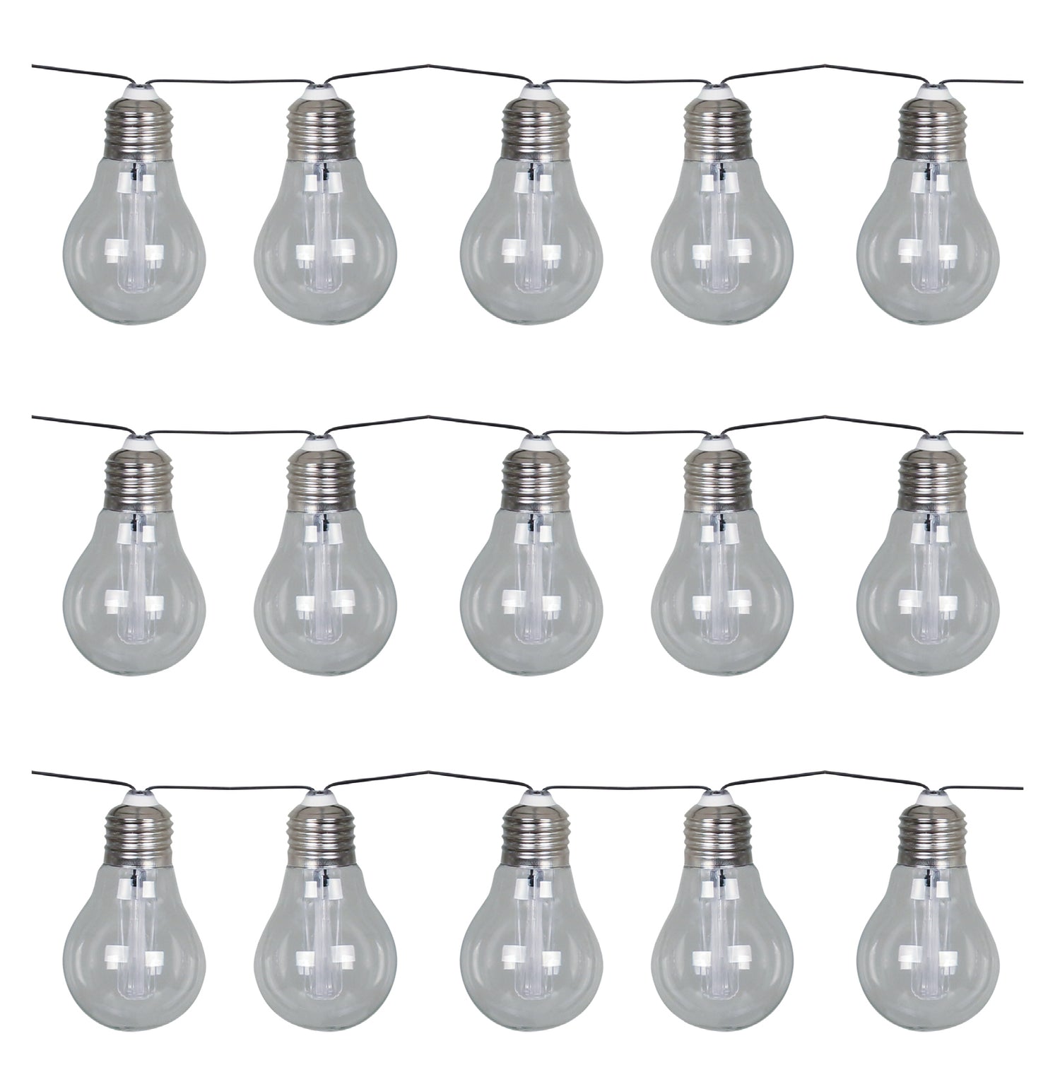 Solar Lichtsnoer Corfu Feestverlichting - 15x LED