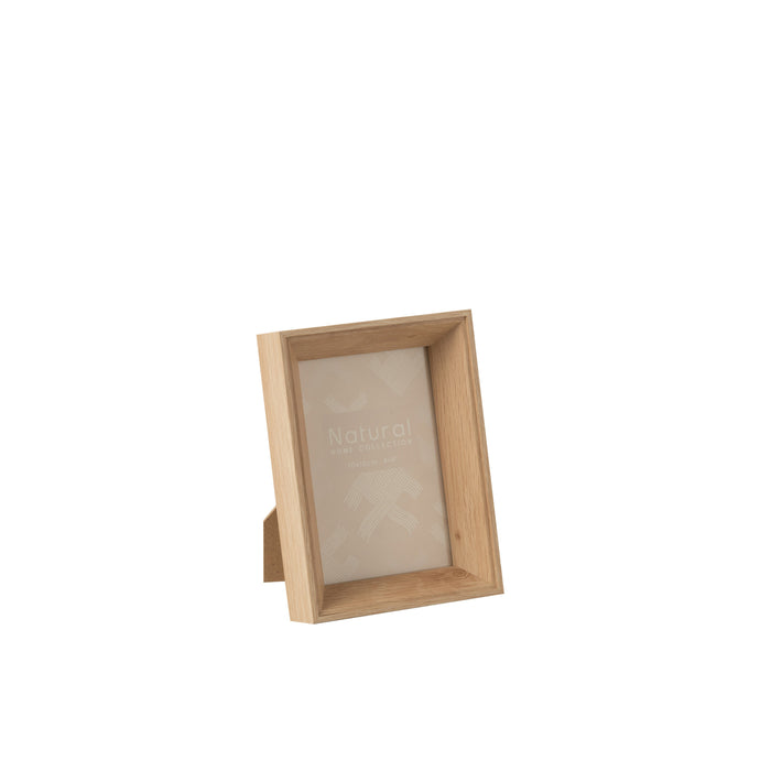 J-Line fotolijst Diepte - hout - naturel - 2 stuks