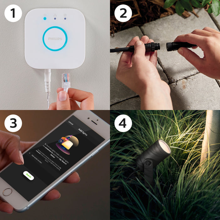 Philips Hue Lily Prikspot Starterspakket White and Color Ambiance