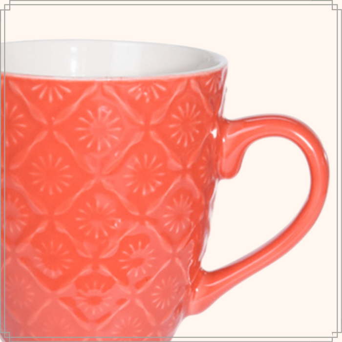OTIX Theemokken 4 stuks 380 ml Thee glazen met oor Gekleurde Kopjes...