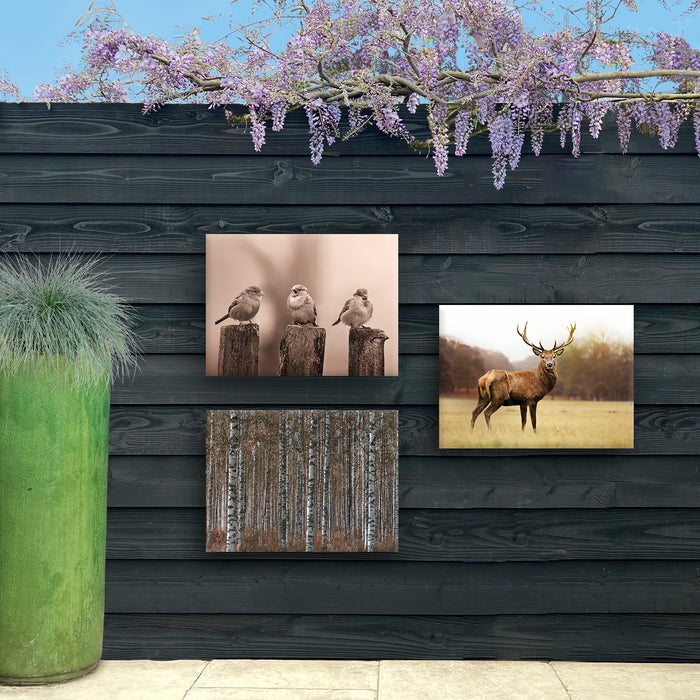 Art for the Home Hert - Buitencanvas - 50x70 cm