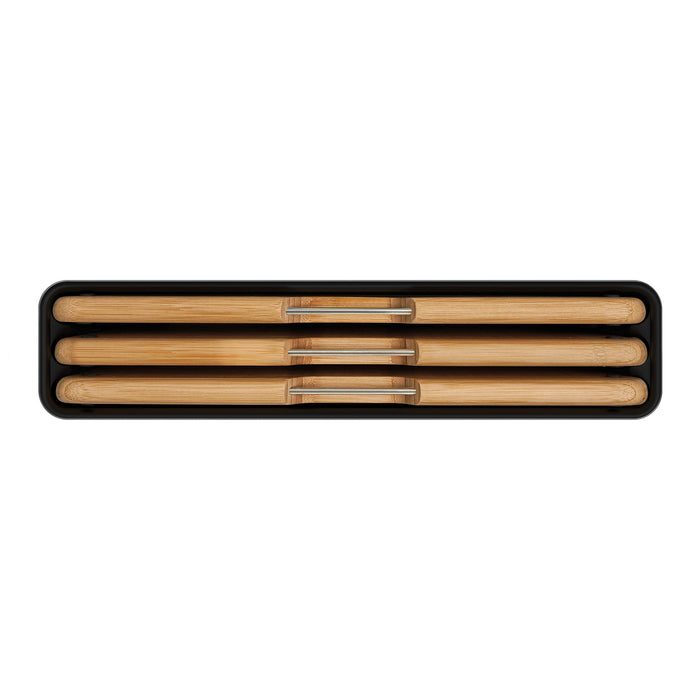 Joseph Joseph Folio Snijplankset - Set van 3 - Zilver / Bamboo