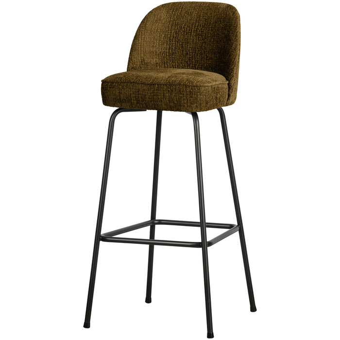 WOOOD Vogue Barkruk H 103 cm - Polyester - Brass
