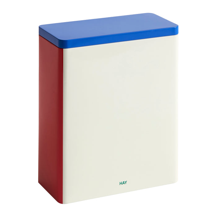 HAY Tin Voorraadblik X-Large - Off-white / Blue / Red