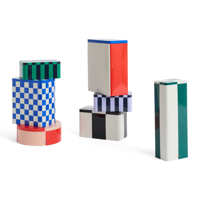 HAY Tin Voorraadblik Medium - Black / Off-white