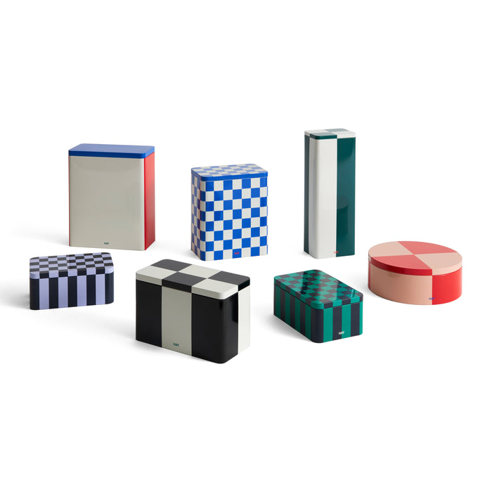 HAY Tin Voorraadblik Round - Red / Soft Pink