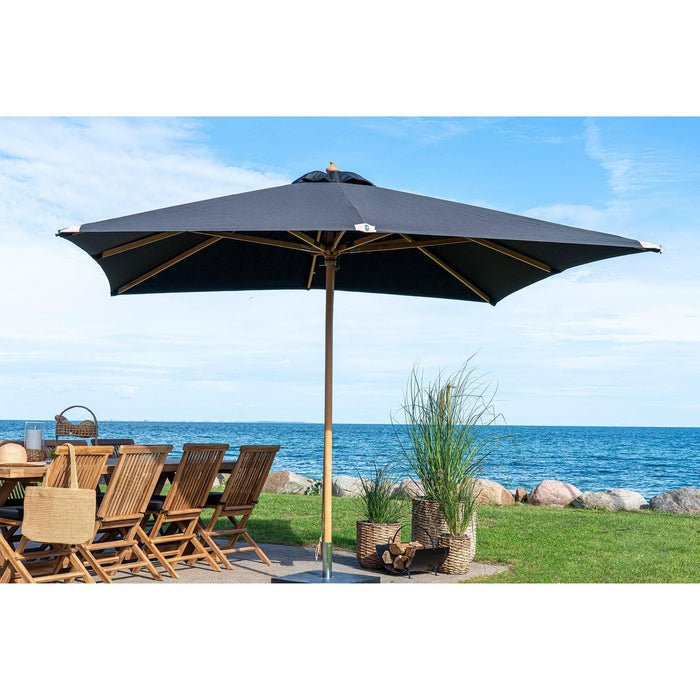 House Nordic - Parasol Orlando Zwart 300x300cm