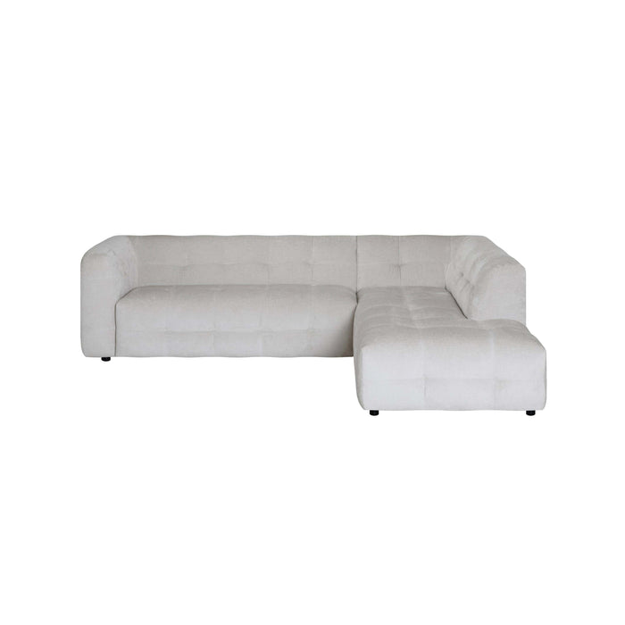 by fonQ Mush Hoekbank Rechts - Chenille - Ivoor