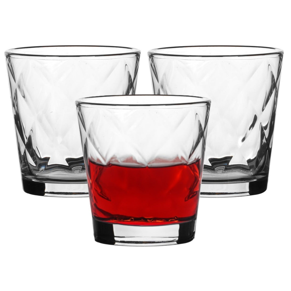 Bormioli Rocco Drinkglazen Kaleido - 3x stuks - glas - 240 ml