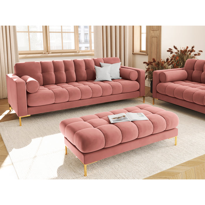 Cosmopolitan Design Bali 3-zitsbank - Roze / Goud