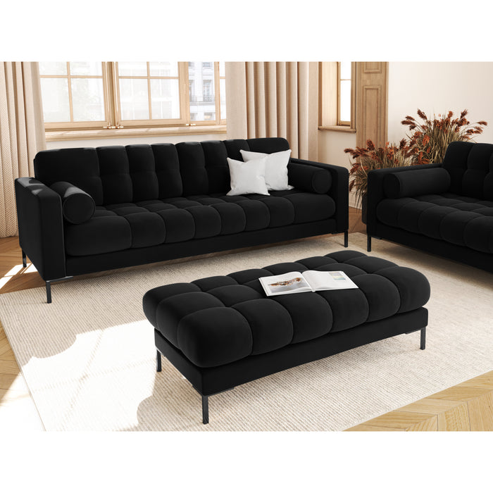 Cosmopolitan Design Bali 3-zitsbank - Zwart / Zwart