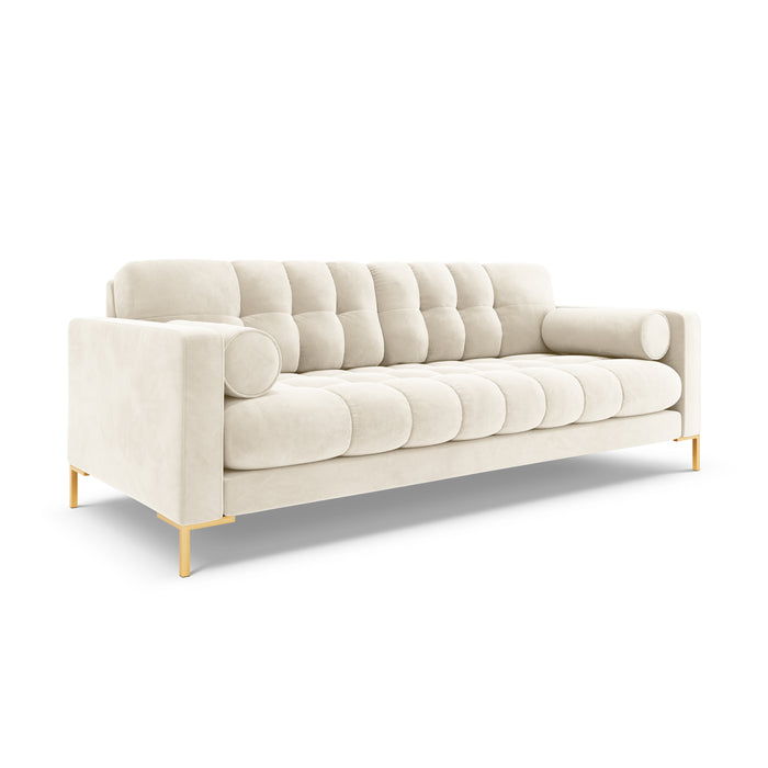 Cosmopolitan Design Bali 4-zitsbank - Lichtbeige / Goud