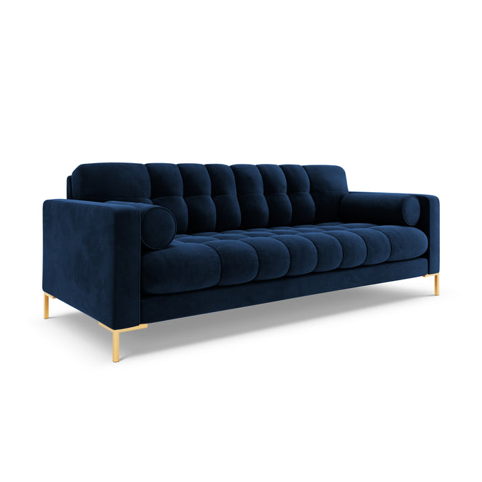 Cosmopolitan Design Bali 4-zitsbank - Koningsblauw / Goud