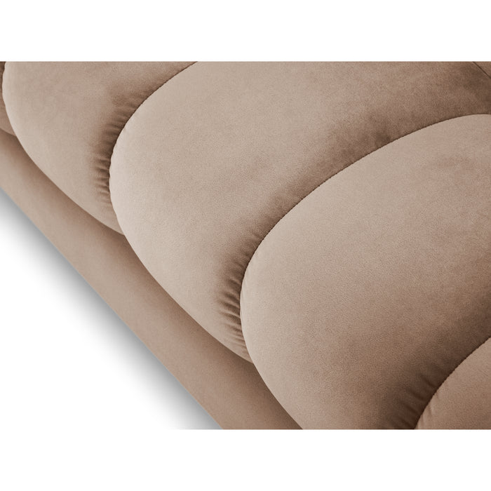 Cosmopolitan Design Bali 4-zitsbank - Taupe / Zwart