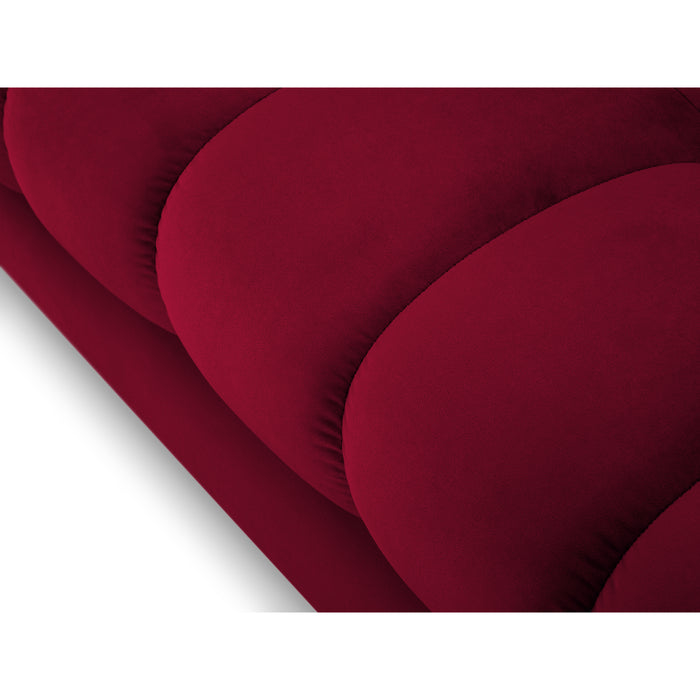Cosmopolitan Design Bali 4-zitsbank - Wijnrood / Zwart