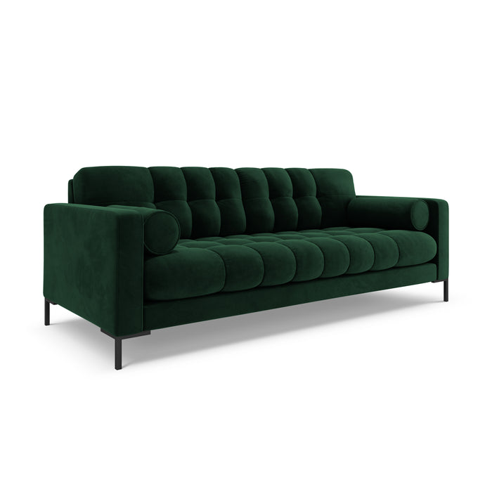 Cosmopolitan Design Bali 4-zitsbank - Flessengroen / Zwart