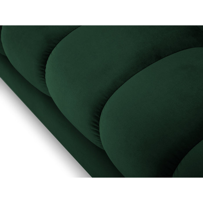 Cosmopolitan Design Bali 4-zitsbank - Flessengroen / Zwart