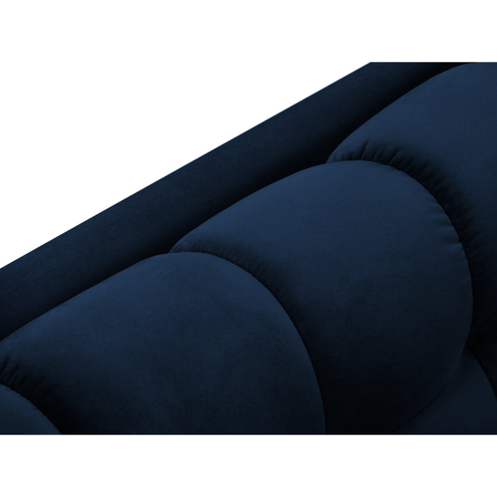 Cosmopolitan Design Bali Hoekbank met Chaise Longue Links - Koningsblauw / Goud