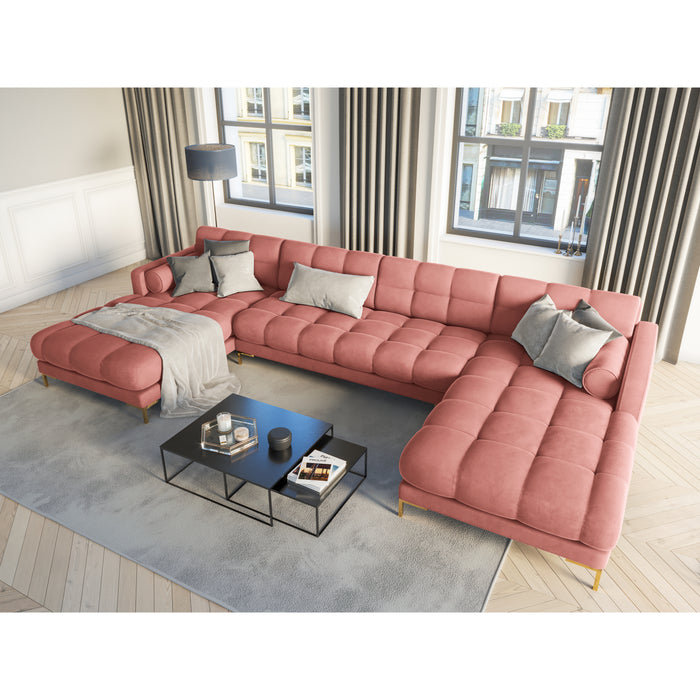 Cosmopolitan Design Bali U-bank - Roze / Goud