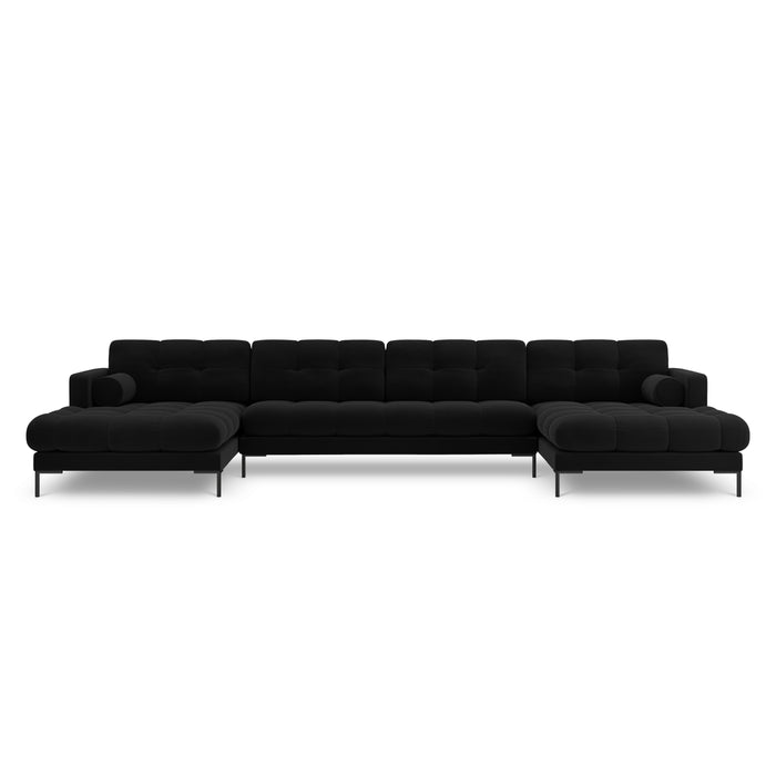 Cosmopolitan Design Bali U-bank - Zwart / Zwart