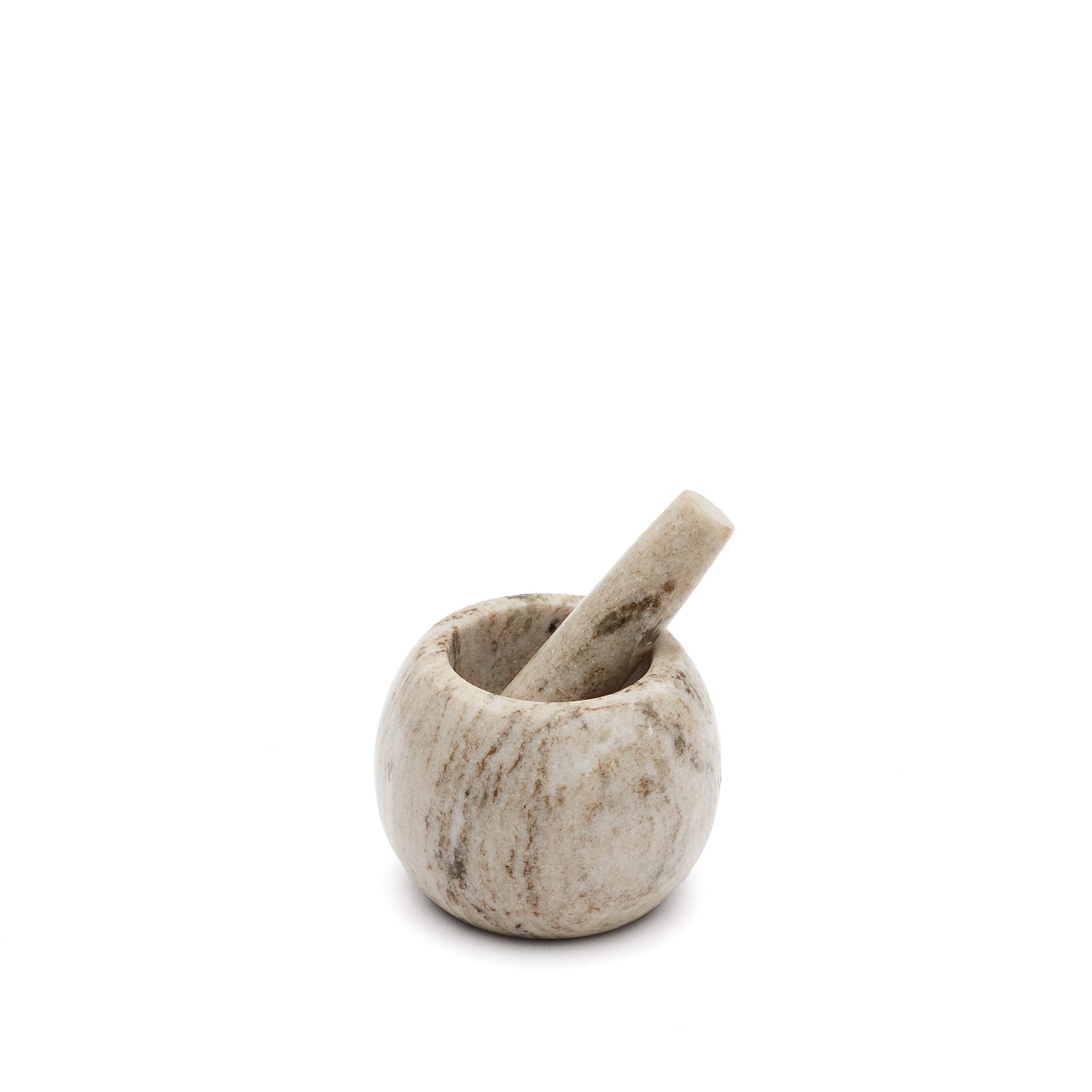 Kave Home - Marichie-vijzel van beige marmer