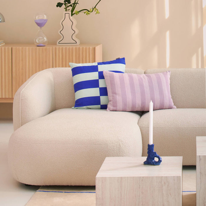 by fonQ Soft Hoekbank met Chaise Longue Links - Bouclé - Crème
