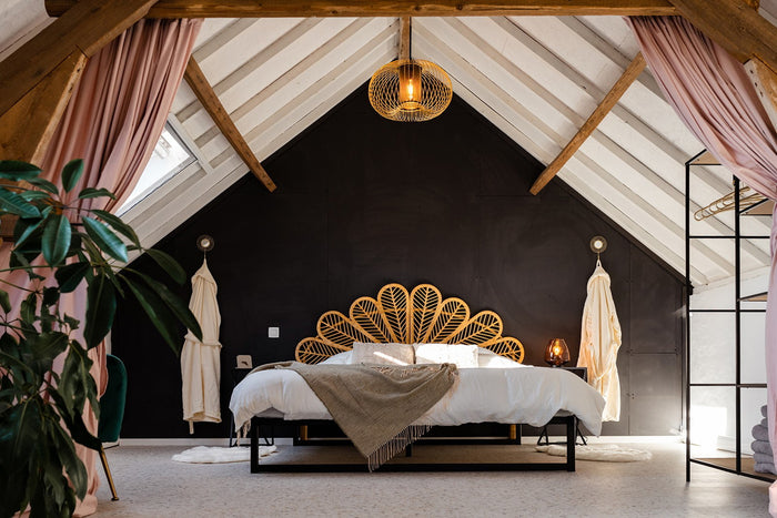 Giga Meubel - Rotan Bedwand - 160cm - Laure