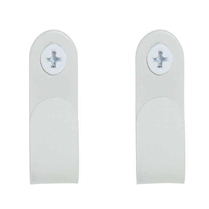 Tiger Simple Handdoekhaak - Wit (2 stuks)