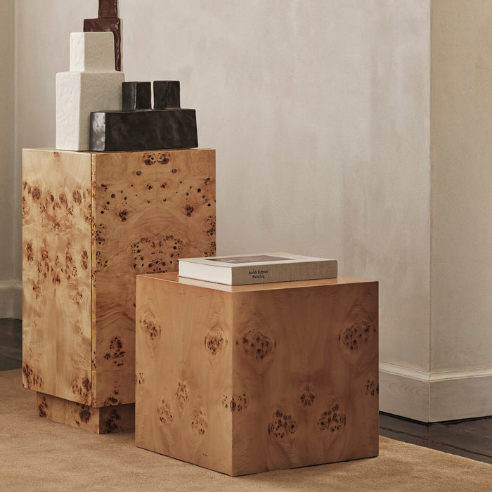 ferm LIVING Burl Bijzettafel Pillaar - Naturel