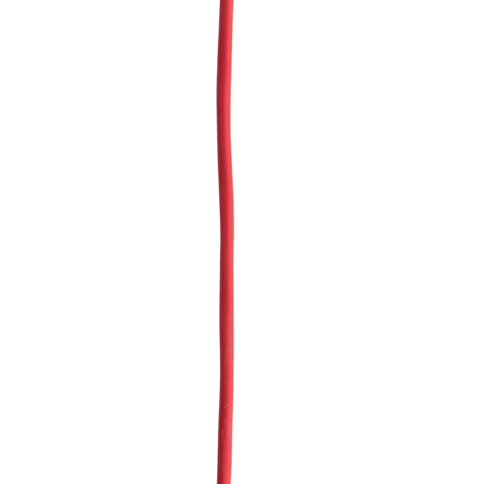 QAZQA Buiten hanglamp wit 35 cm met rode stekker IP44 - Pion
