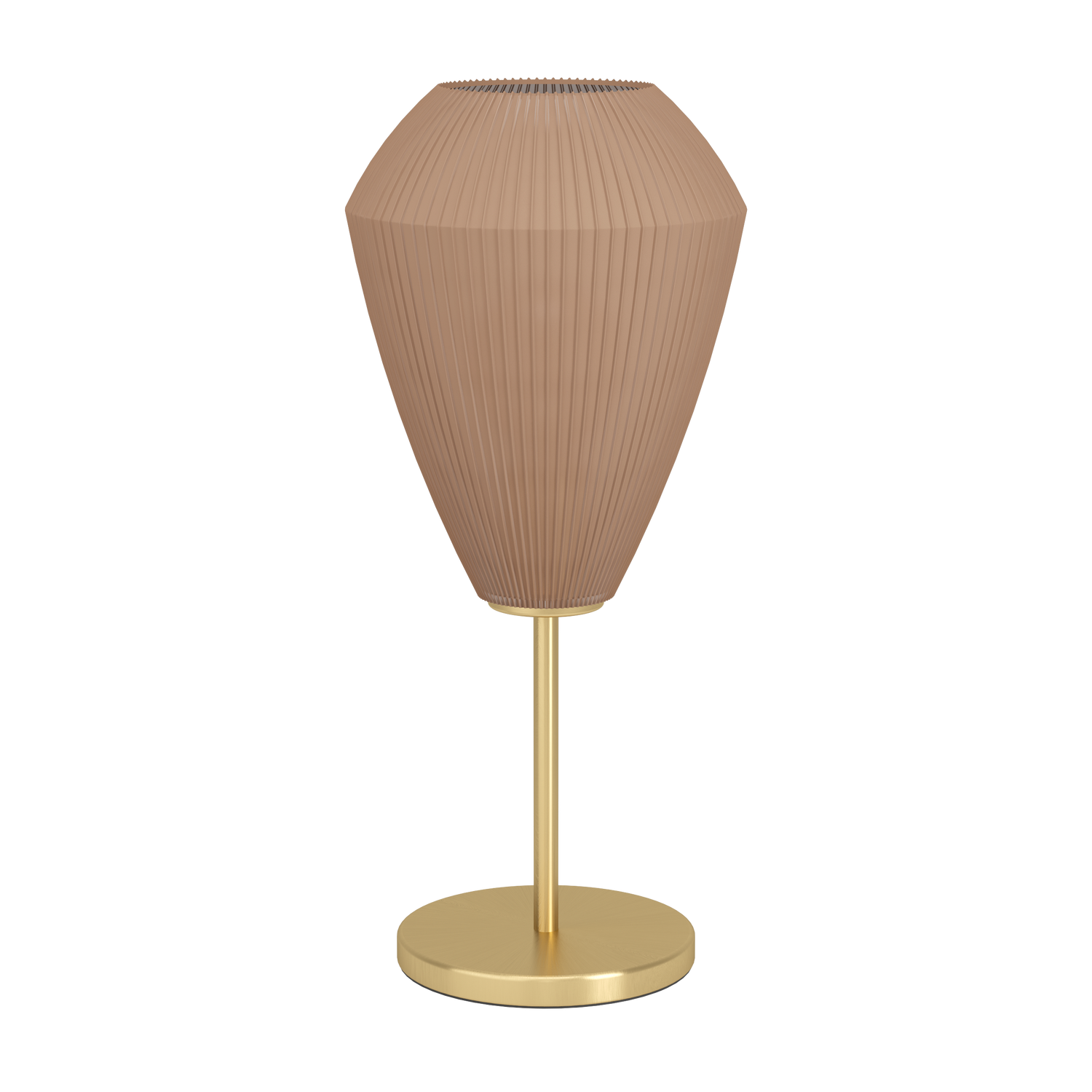 EGLO Caprarola Tafellamp - E27 - 46 cm - Zand|Koper - Satijn Glas