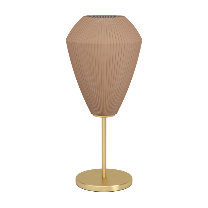 EGLO Caprarola Tafellamp - E27 - 46 cm - Zand|Koper - Satijn Glas
