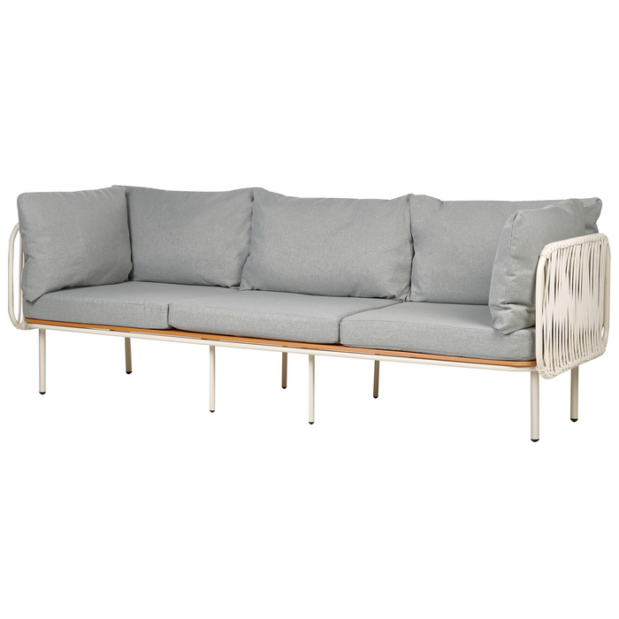 Beliani - SENISE - Tuinbank - Grijs - Aluminium