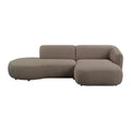 by fonQ Soft Ottomane Bank Links - Bouclé - Taupe