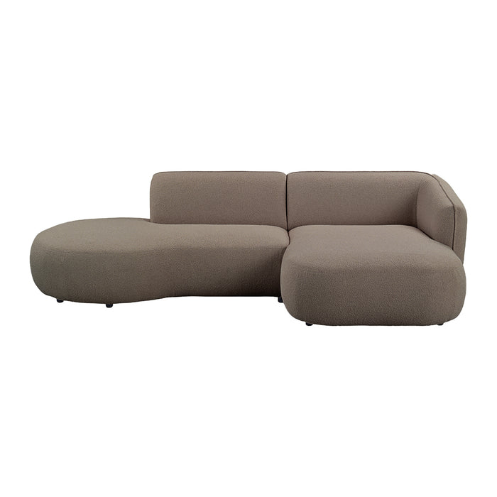 by fonQ Soft Ottomane Bank Links - Bouclé - Taupe