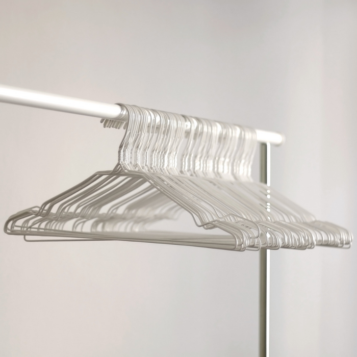 Nordix Kledinghangers Set 25 stuks Metaal Zwart Draadhanger Kleerha...