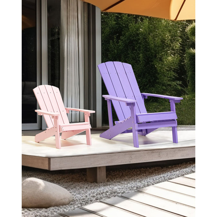 Beliani - ADIRONDACK - Kindertuinstoel - Roze - Kunsthout