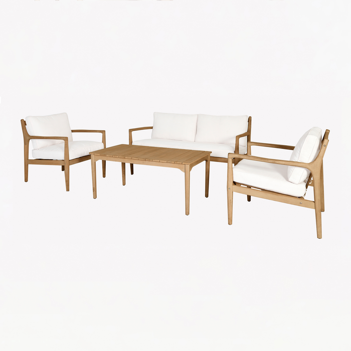 by fonQ Santorini Loungeset - Acaciahout