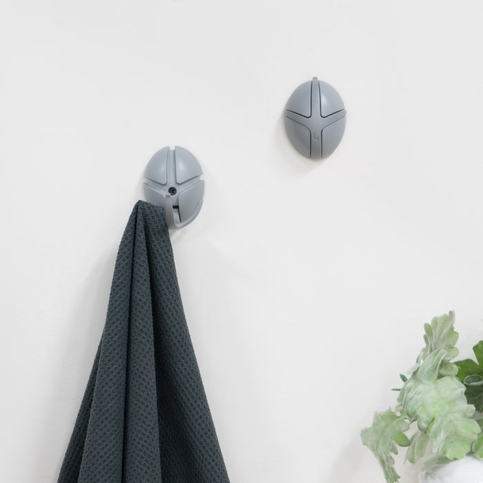 SPINDER DESIGN TICK Wandkapstok - Grigio | Grigio