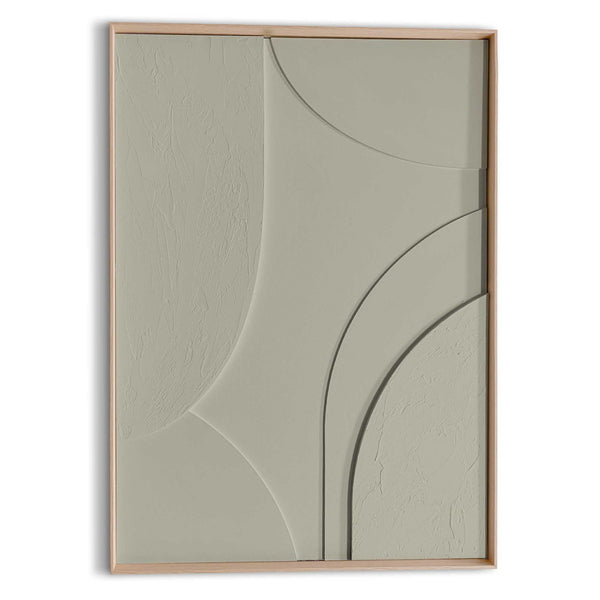 Reinders - Terrace Sage Green - Relief Art Schilderij 70x50cm Hout