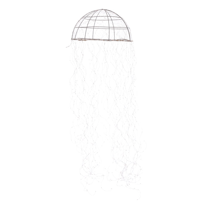 Luca Lighting Kroonluchter Kwal met Witte LED - H150 x Ø45 cm - Zilver